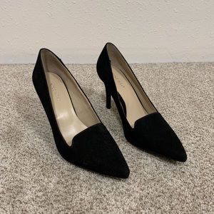 {Nine West} Black Suede Pumps